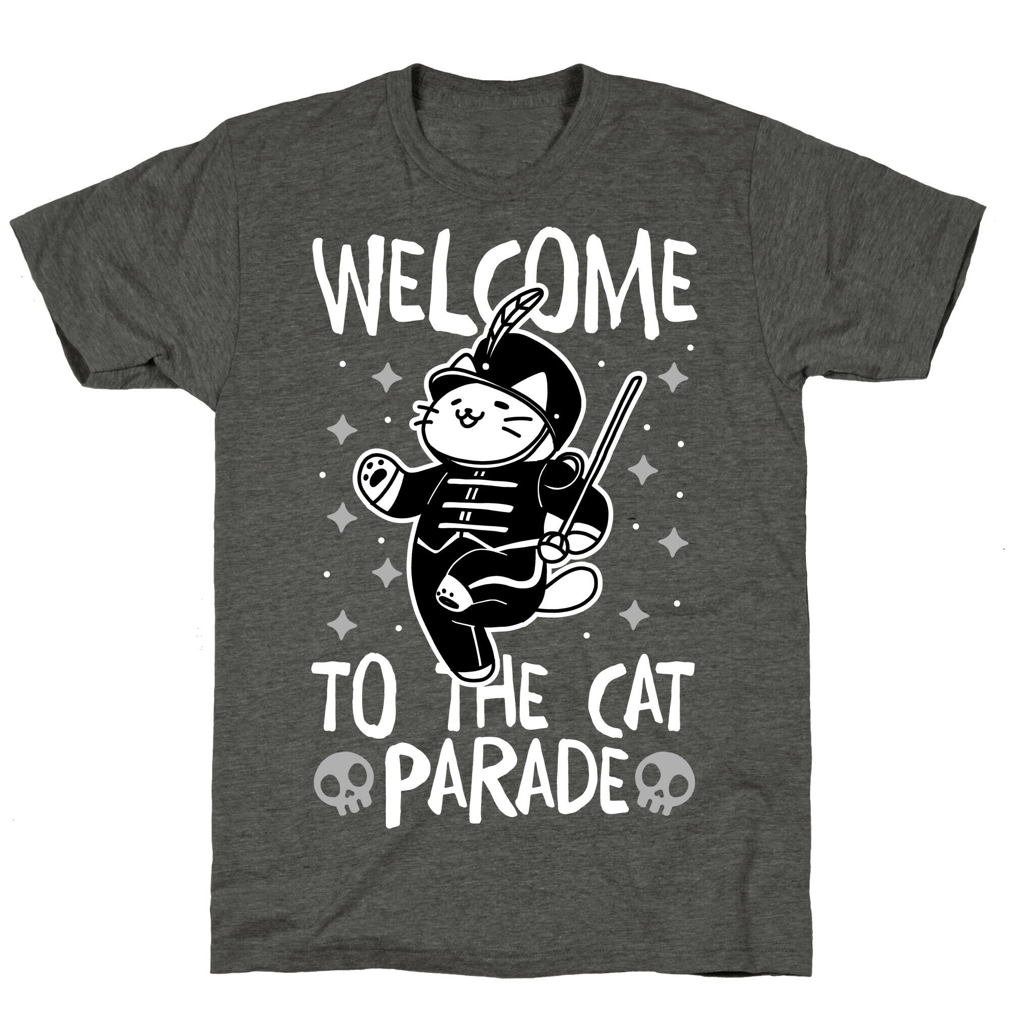Welcome to the Cat Parade  Unisex Triblend Tee